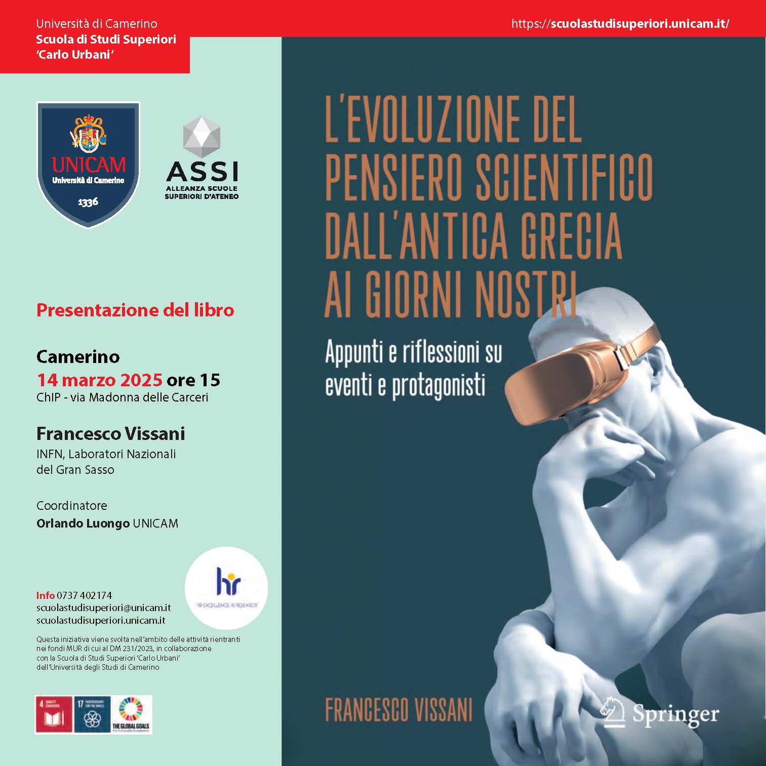 L'EVOLUZIONE DEL PENSIERO SCIENTIFICO DALL'ANTICA GRECIA AI GIORNI NOSTRI - Appunti e riflessioni su eventi e protagonisti