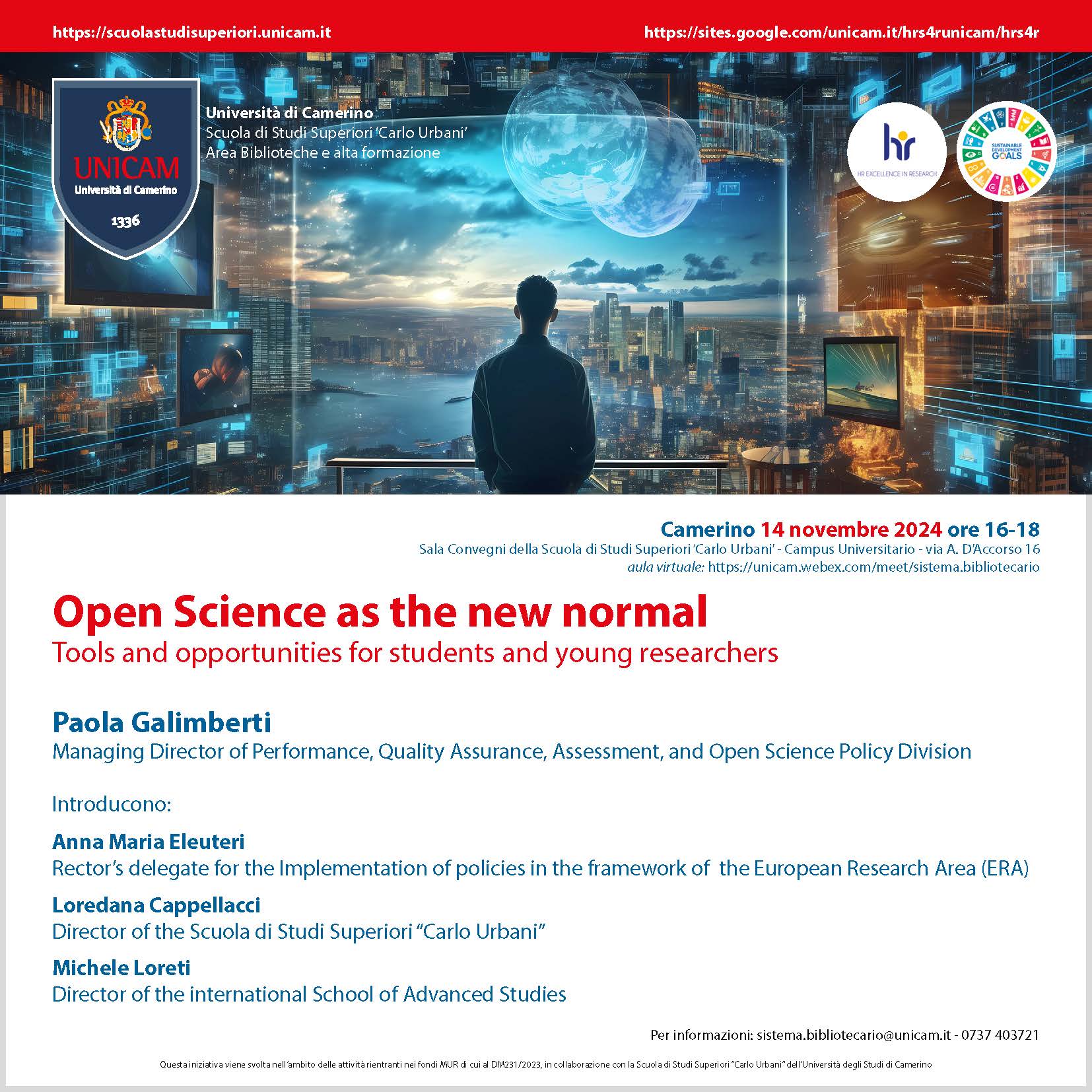 Open Science as the new normal Tools and opportunities for students and young researchers
