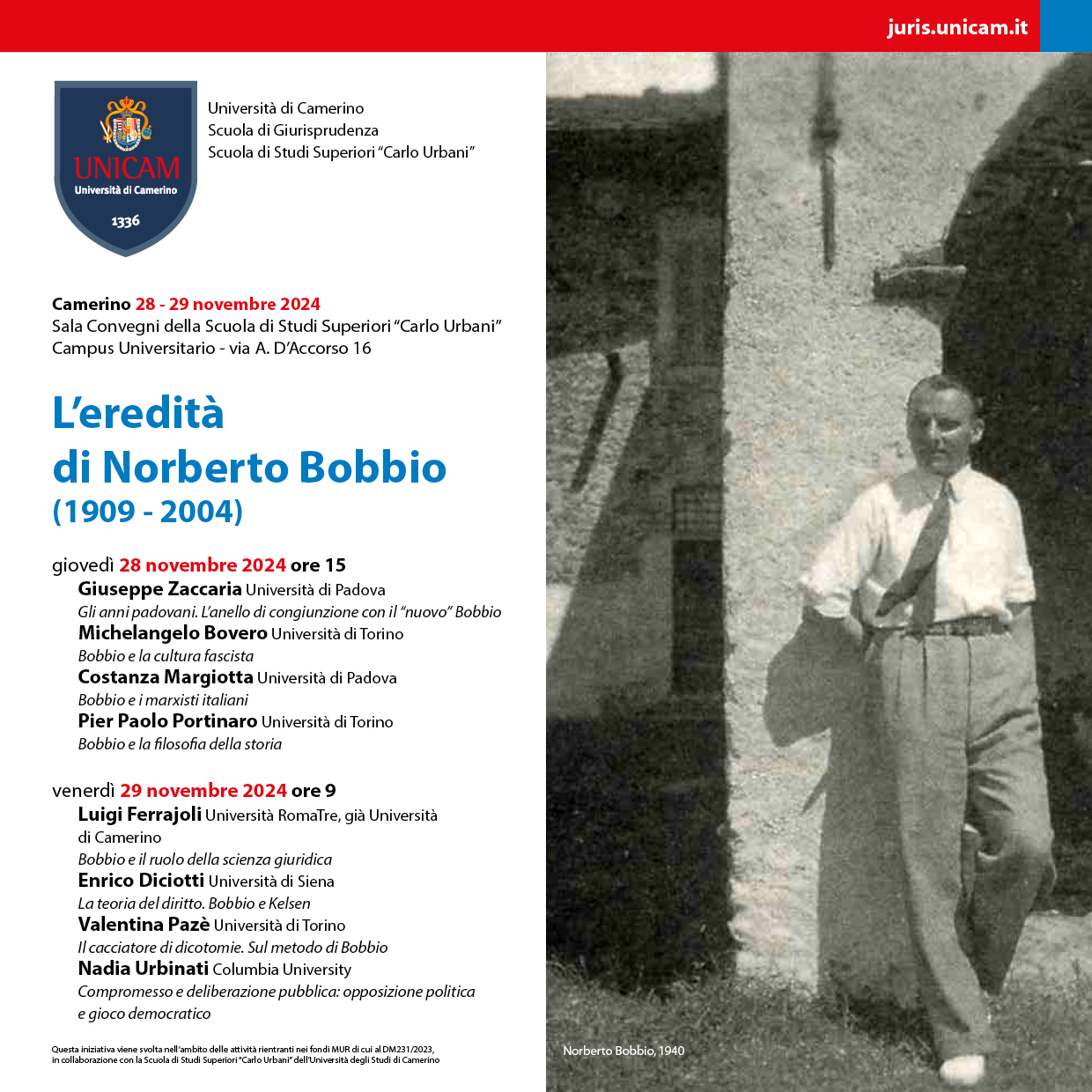 L’eredità di Norberto Bobbio (1909 - 2004)