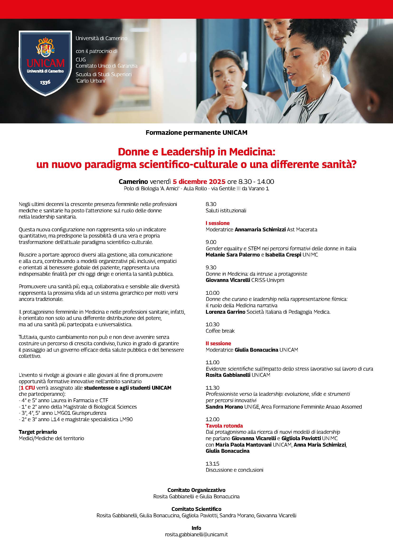 Donne e Leadership in Medicina: un nuovo paradigma scientifico-culturale o una differente sanità?