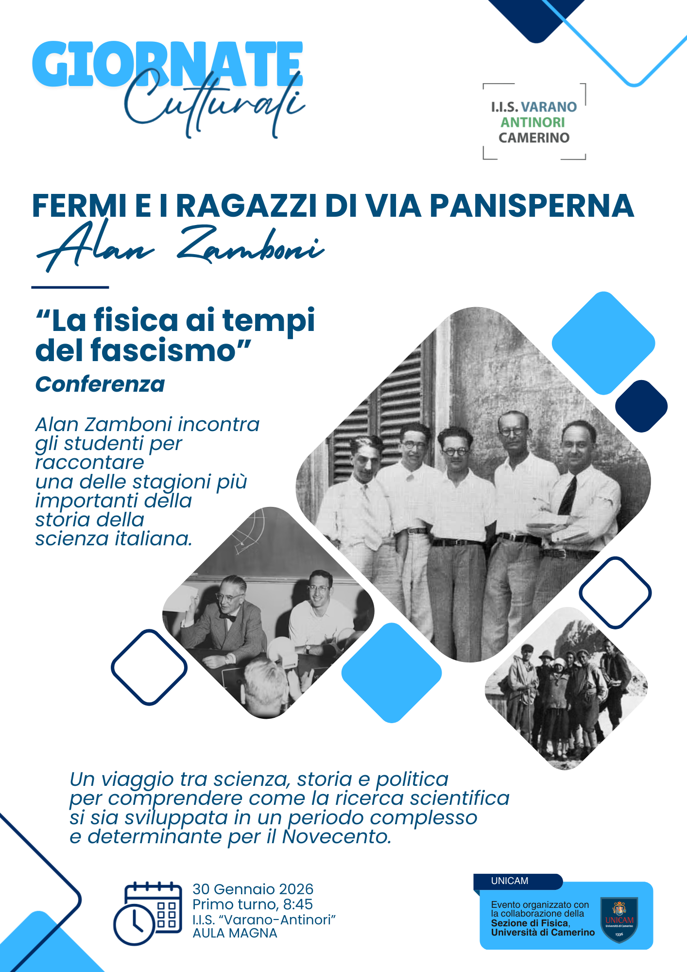 Fermi e i ragazzi di via Panisperna – “La fisica ai tempi del fascismo”