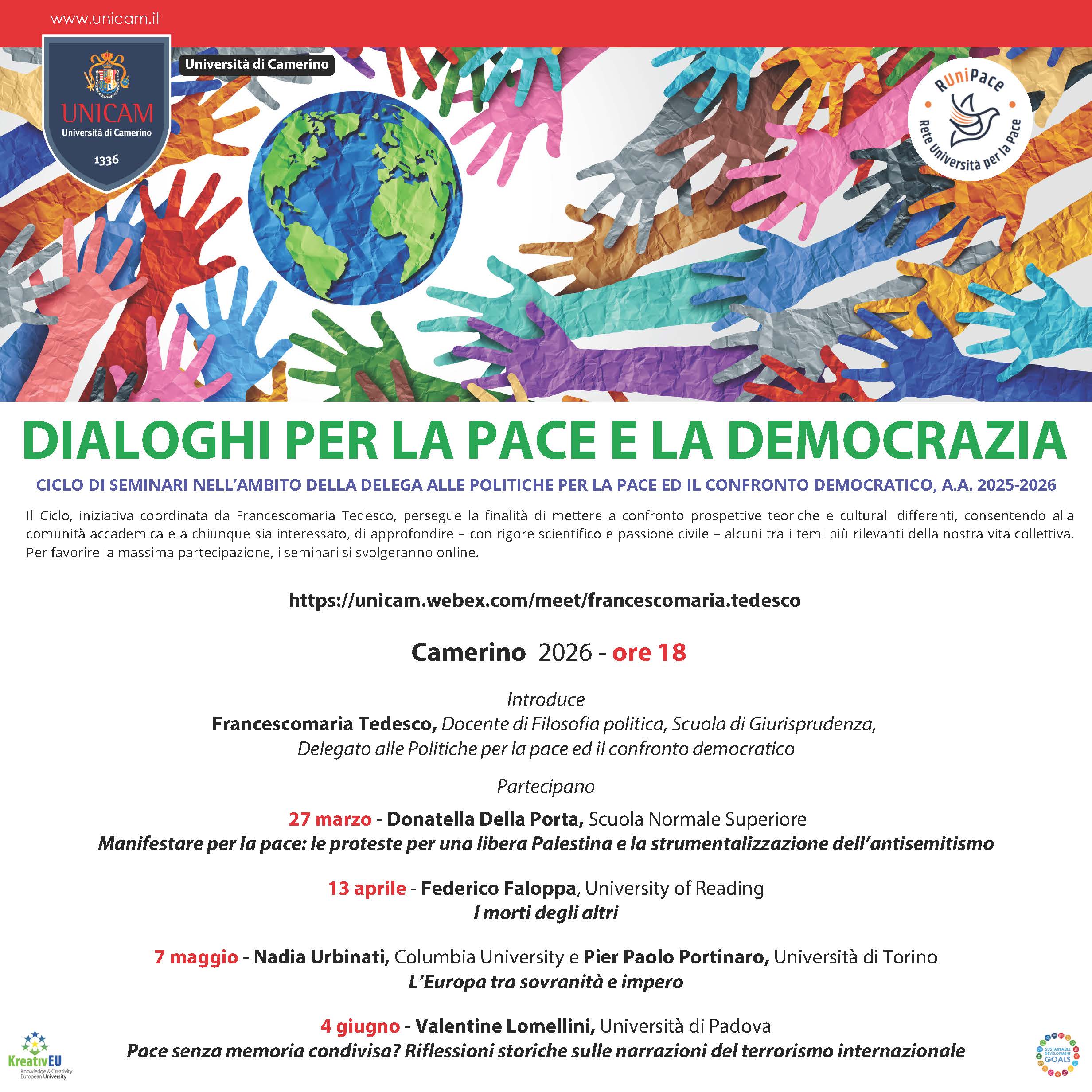 Dialoghi per la pace e la democrazia