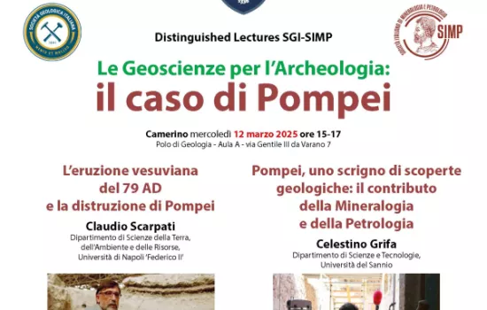 Le Geoscienze per l’Archeologia: il caso di Pompei