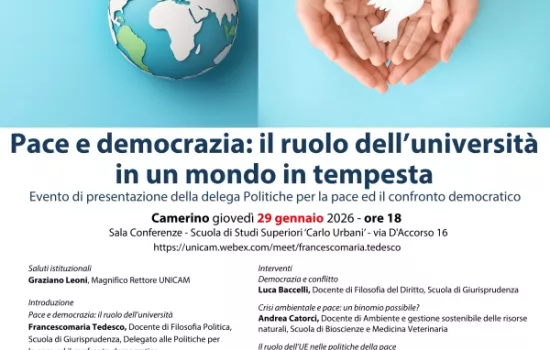 Pace e democrazia: il ruolo dell’università in un mondo in tempesta