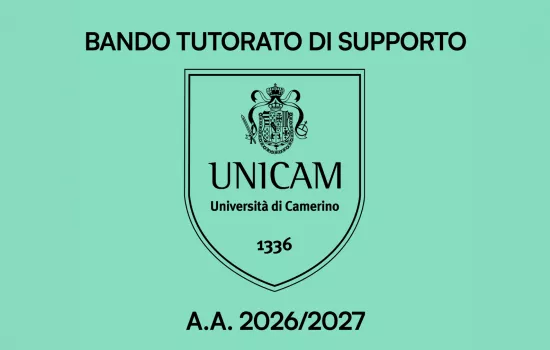 Bando tutorato di Supporto a.a. 2026/27